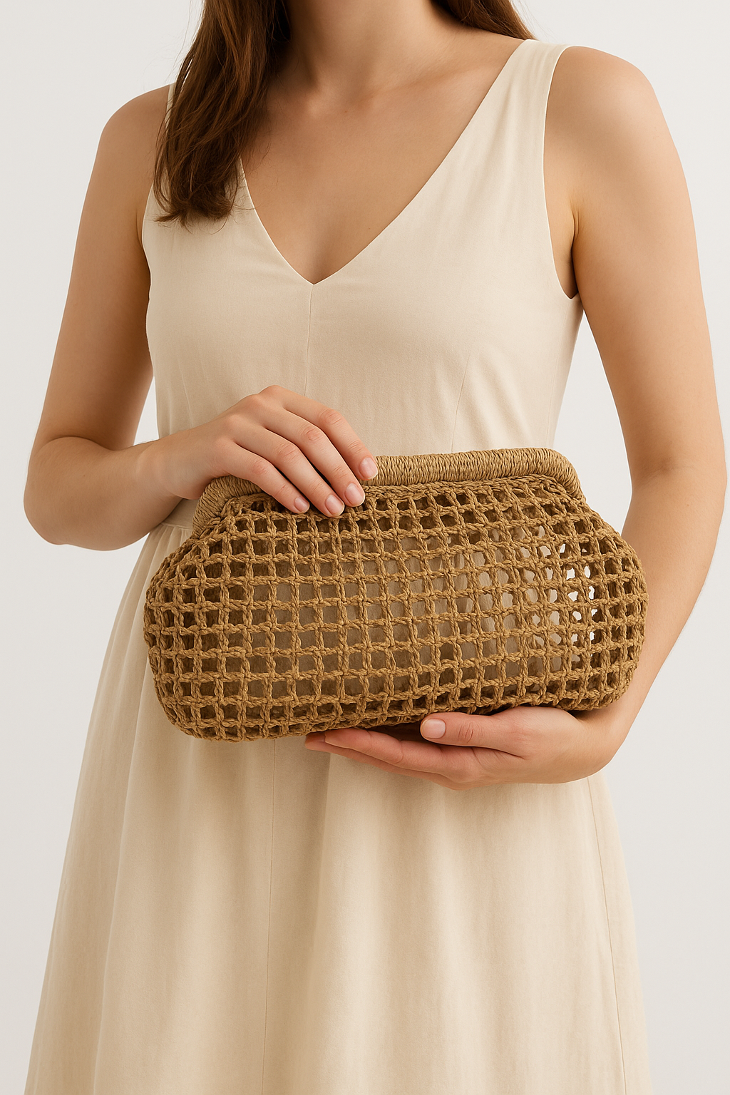 Sahara Weave Clutch