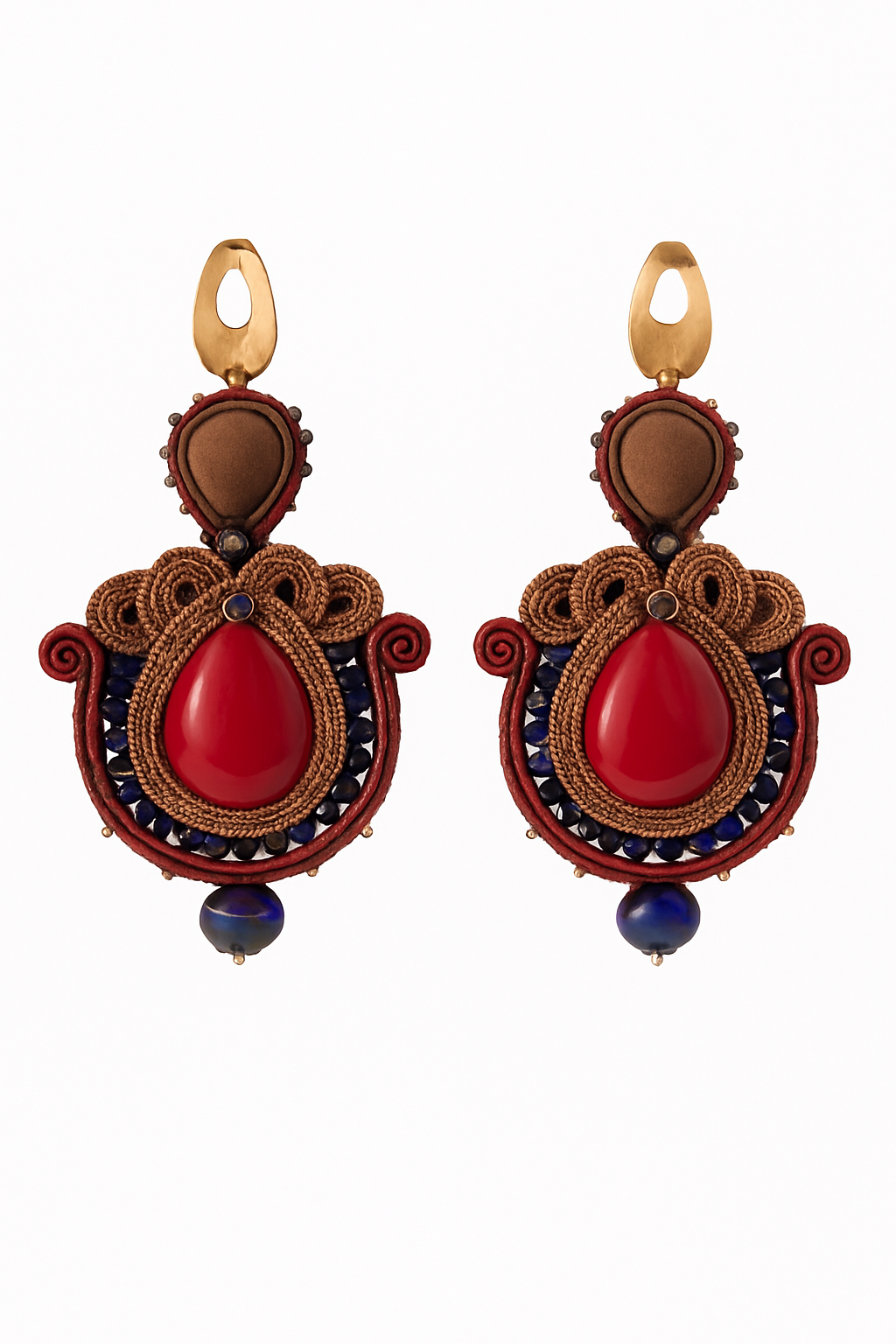 Imperial Ruby Earring