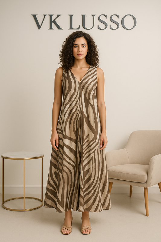 Zahara Zebra Maxi Dress